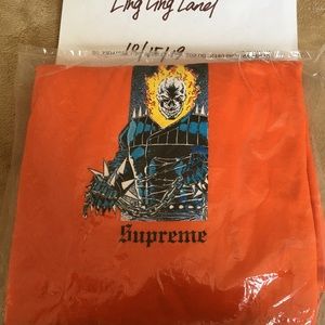 Supreme ghost rider tee